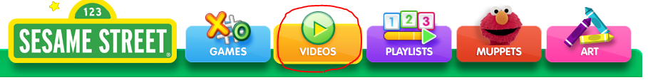 アメリカ セサミストリートのサイト